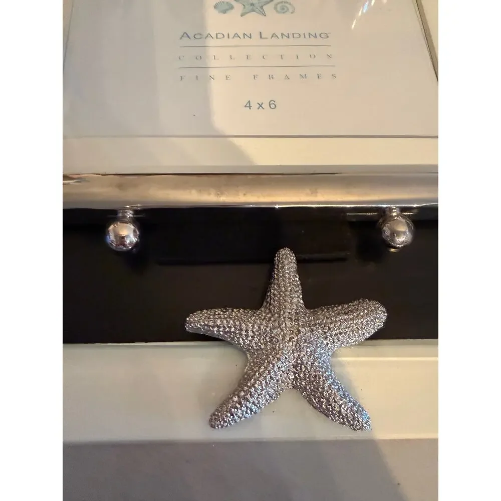 Two Minimalist Beach Themed Beveled Photo Frames